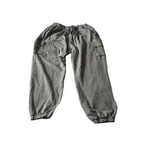 Nike Grey Fleece Joggers Cargo Sweatpants Sz XL Activewear Pants Sweats Bottoms